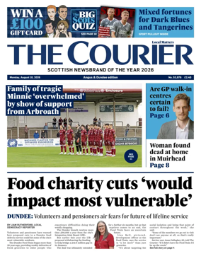 Cover of The Courier & Advertiser (Angus and Dundee)