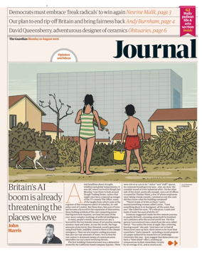 Cover of The Guardian e-paper Journal