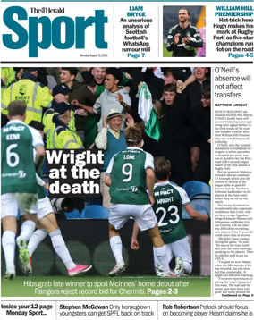 Cover of Herald Sport
