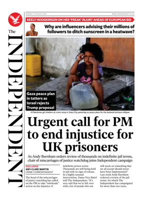 Cover of The Independent