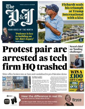 Cover of The Press and Journal (Aberdeen and Aberdeenshire)
