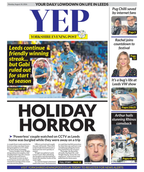 Cover of Yorkshire Evening Post