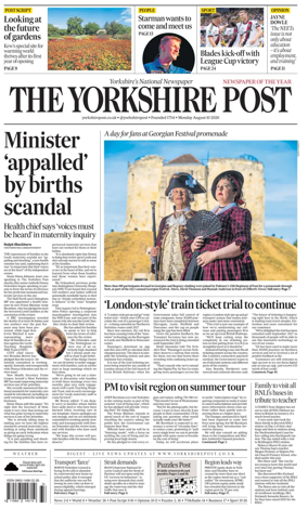Cover of Yorkshire Post
