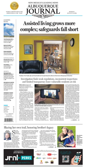Cover of Albuquerque Journal