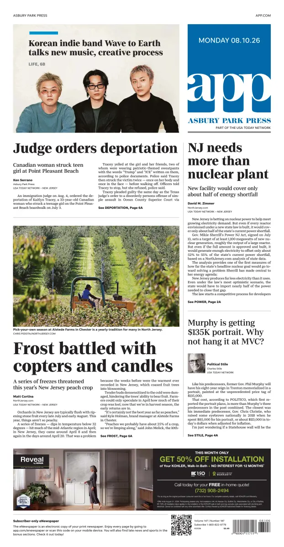 Cover of Asbury Park Press