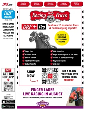 Cover of Daily Racing Form National Digital Edition