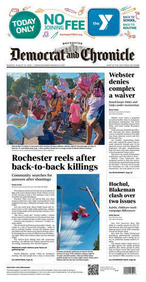Cover of Democrat and Chronicle
