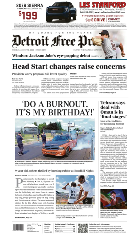 Cover of Detroit Free Press