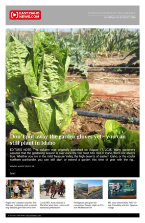 Cover of East Idaho News
