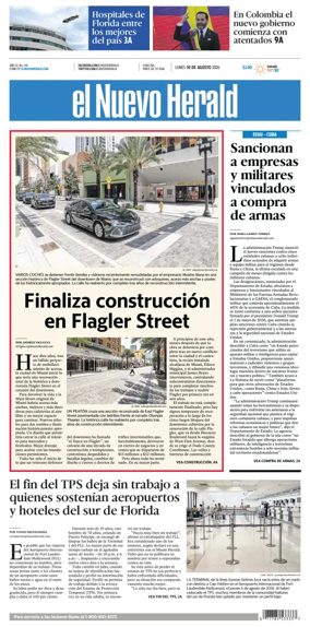 Cover of El Nuevo Herald