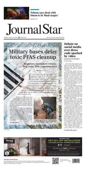 Cover of Journal Star (Peoria)