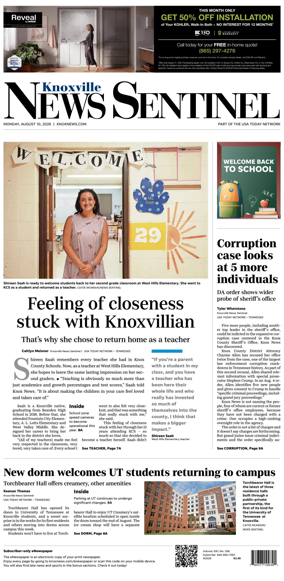 Cover of Knoxville News Sentinel