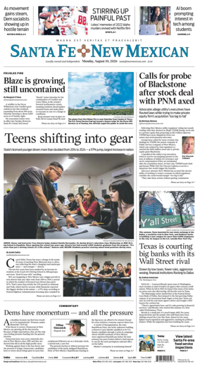 Cover of Santa Fe New Mexican