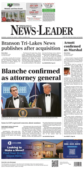 Cover of Springfield News-Leader