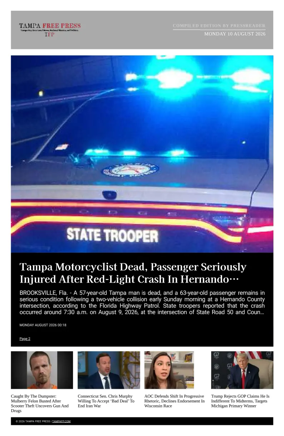 Cover of Tampa Free Press