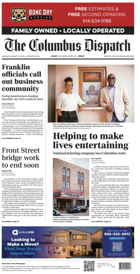 Cover of The Columbus Dispatch