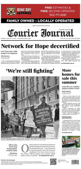Cover of The Courier-Journal (Louisville)