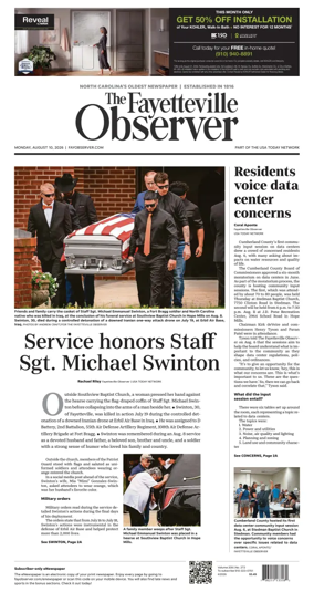 Cover of The Fayetteville Observer