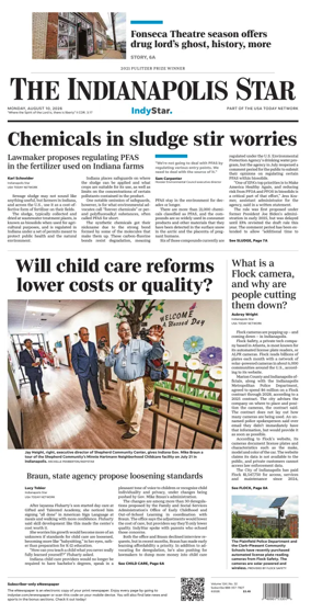 Cover of The Indianapolis Star