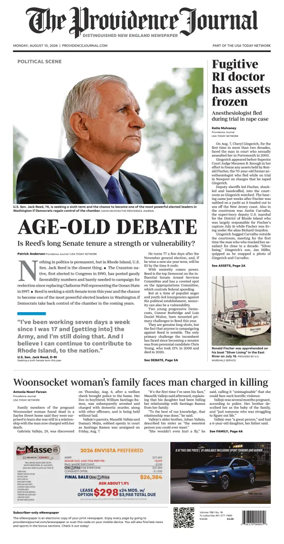 Cover of The Providence Journal