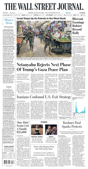 Cover of The Wall Street Journal