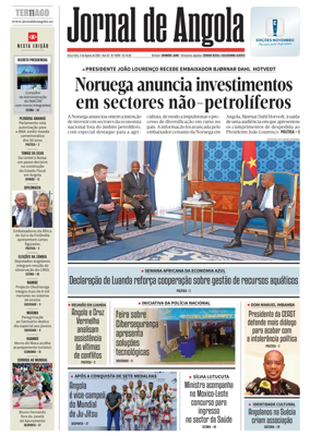 Cover of Jornal de Angola