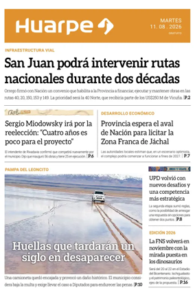Cover of Diario Huarpe
