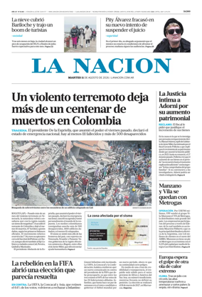 Cover of La Nacion
