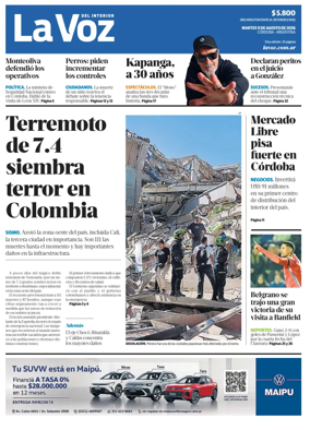 Cover of La Voz del Interior
