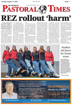 Cover of Deniliquin Pastoral Times