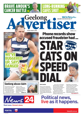 Cover of Geelong Advertiser