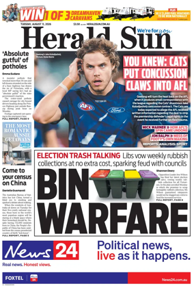 Cover of Herald Sun