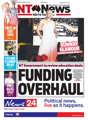 Cover of NT News