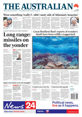 Cover of The Australian