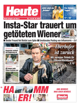 Cover of Heute - Oberosterreich Ausgabe
