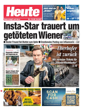 Cover of Heute - Wien Ausgabe