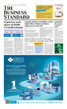 Cover of The Business Standard