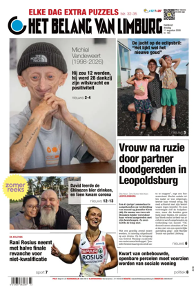 Cover of Het Belang van Limburg