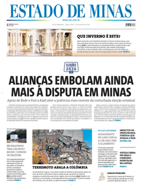 Cover of Estado de Minas (Brazil)