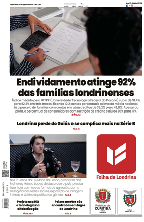 Cover of Folha de Londrina
