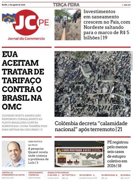 Cover of Jornal do Commercio