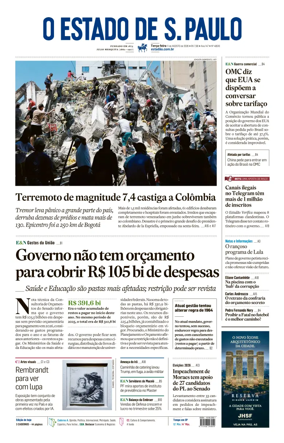Cover of O Estado de S. Paulo