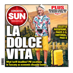 Cover of Edmonton Sun