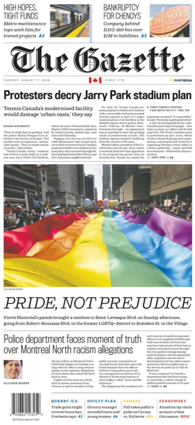 Cover of Montreal Gazette