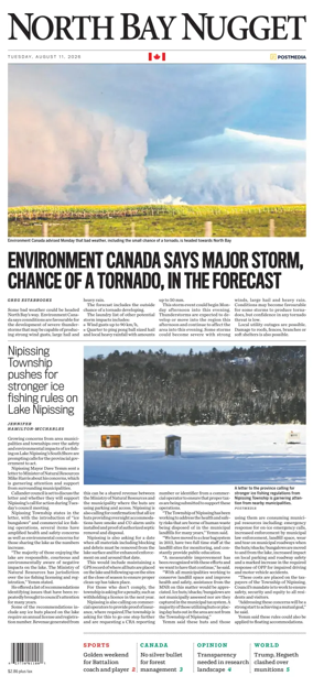 Cover of North Bay Nugget