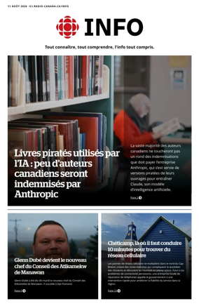 Cover of Radio-Canada Info