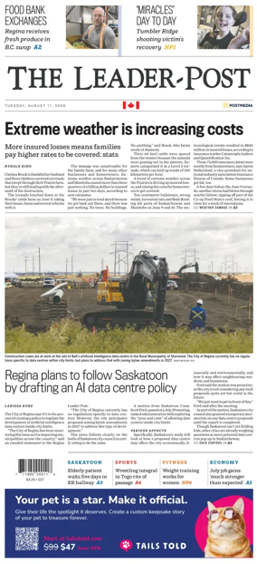 Cover of Regina Leader-Post