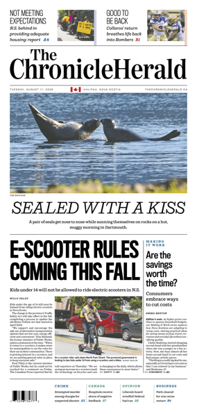 Cover of The Chronicle Herald (Provincial)