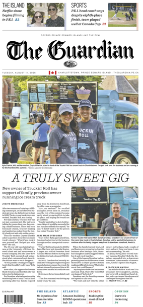 Cover of The Guardian (Charlottetown)