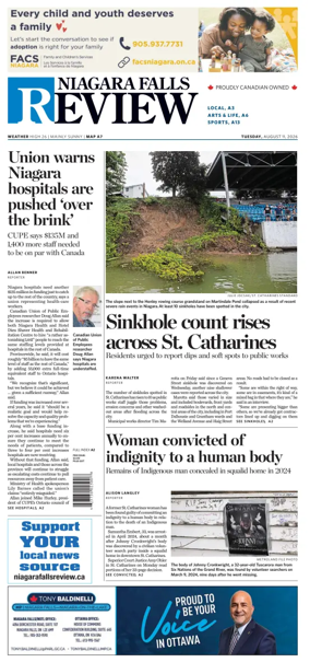 Cover of The Niagara Falls Review